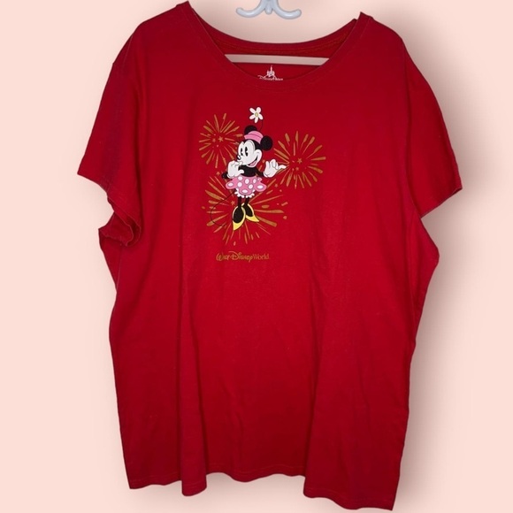 Authentic Disney Parks Women’s Minnie Mouse Fireworks T-Shirt, Size 3X - Picture 5 of 5